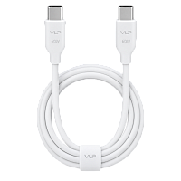 Дата-кабель VLP Lite Color Line 60W USB-C + USB-C, 1m (White)