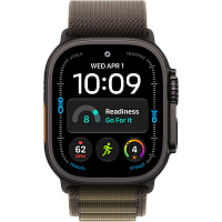 Умные часы Apple Watch Ultra 4 49mm (Black Titanium Dark Olive Alpine Loop S)
